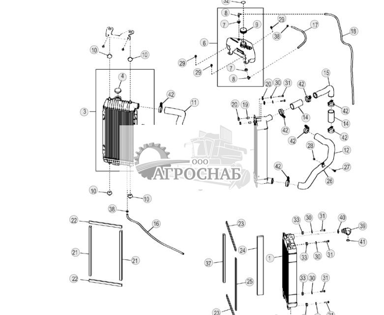 Комплект элементов системы охлаждения (для тяжелого режима работы) - ST1472 65.jpg